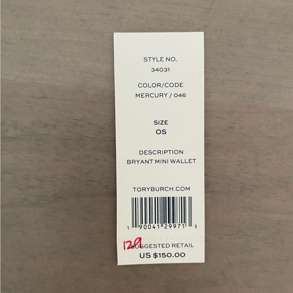 Tory Burch Tri-Fold Bryant Mini Wallet NWT - Picture 5 of 8